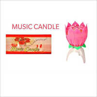 Musical Birthday Candle - Beeswax Pillar Candle, Pink Color | Relighting Feature, Fruity Scent, Cotton Wick For Parties, Weddings, And Birthdays