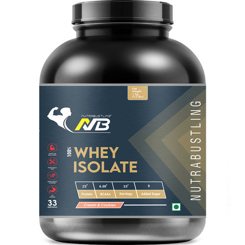 Nutrabustling  NutraB Whey Protein Isolate 2.270 Kg
