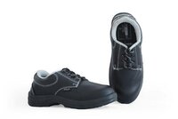 Safety Shoes - Men's Lace Shoes, Size 6-10 | Durable Black Design With Enhanced Comfort