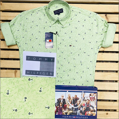 Mens Slimfit Cotton Printed Shirts