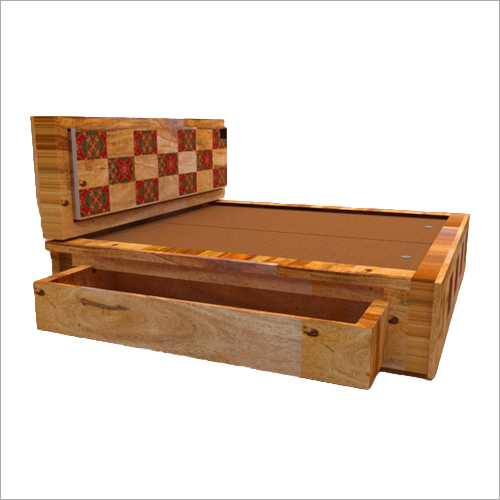 Sheesham Wood Bed With Storage