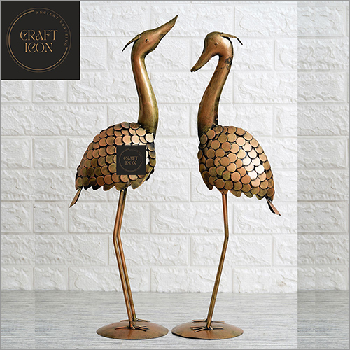 Metal Bagula Coin Set - Premium Brass With Brown Painted Finish | Ideal For Home Or Altar, Perfect Gifting Option