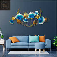 मल्टीकलर वॉल माउंटेड मेटल डेकोरेटिव आइटम