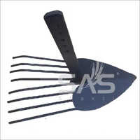 Potato Digger - Metal Build, 8 Spikes, Black Color | Hand Crank Start, Suitable For 5hp To 10hp Petrol & Diesel Engines