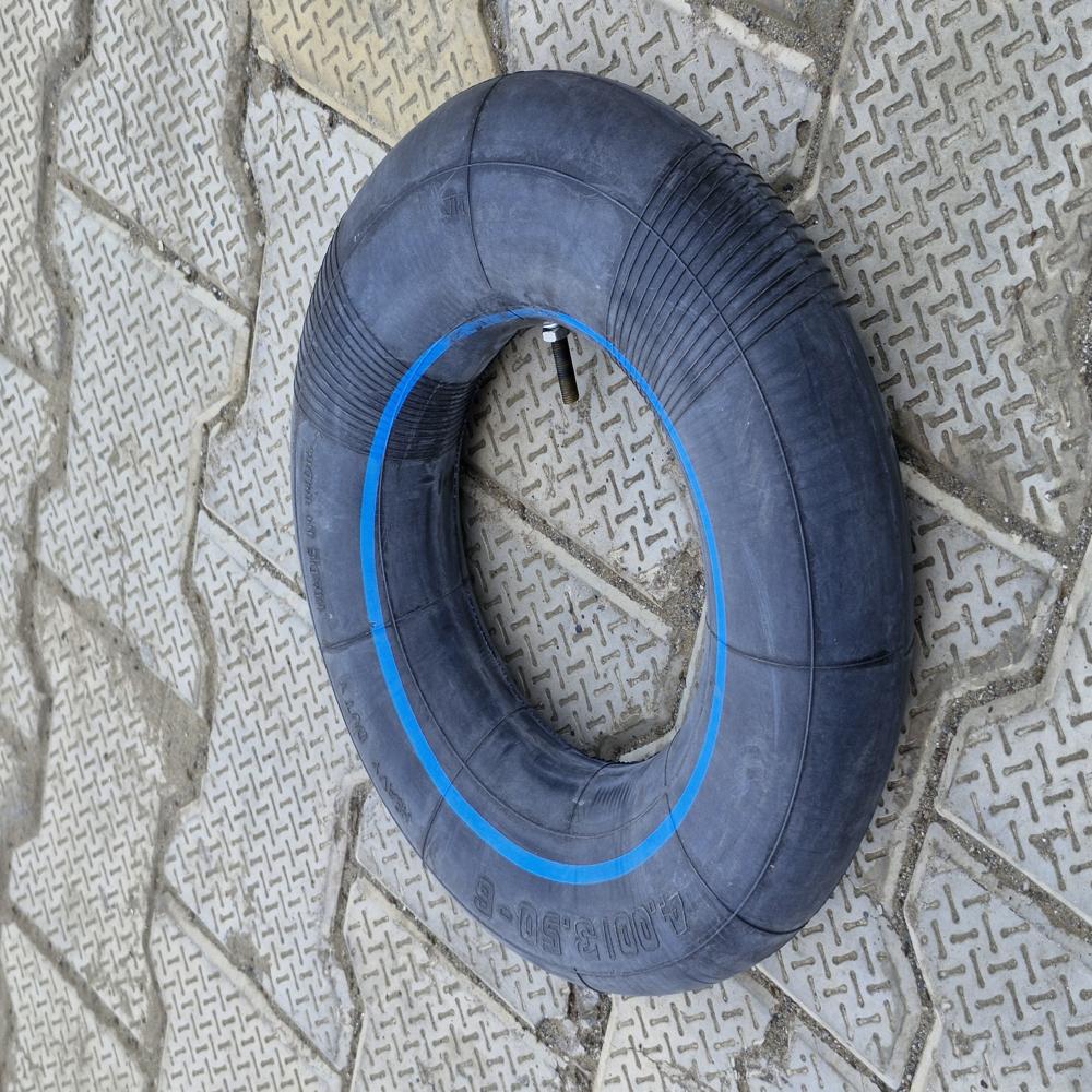 Power Weeder Tyres Tube - Rubber, 4.00x8 - 3.50x8 Sizes, Black Color | Puncture Resistant, High Compressor And Temperature Strength, For 5hp To 10hp Engines