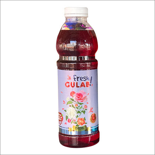 750Ml Fresh Gulab Sharbat Syrup Packaging: Plastic Bottle