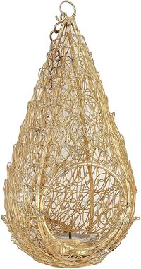 Metal Iron Bird Cage Tea Light Candle Holder Wall Hanging Candle Decoration For Home Decoration Diwali