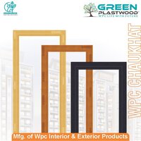 Teakwood WPC Solid Door Frame - Dimensions 60x30mm to 120x63mm | Waterproof, Smooth Finish, Premium Material