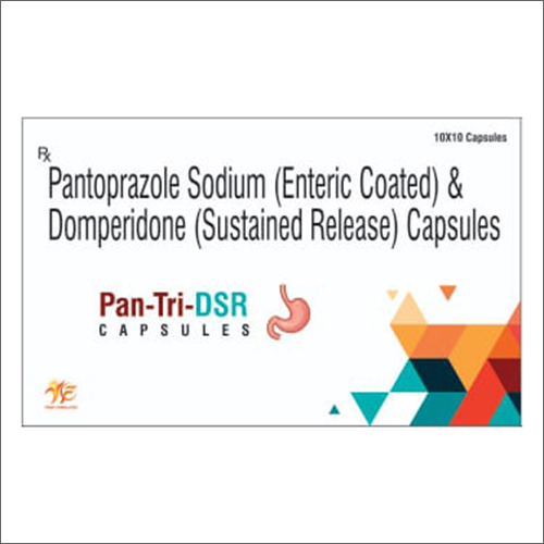 Pantoprazole Sodium Enteric Coated And Domperidone Sustained Release Capsules