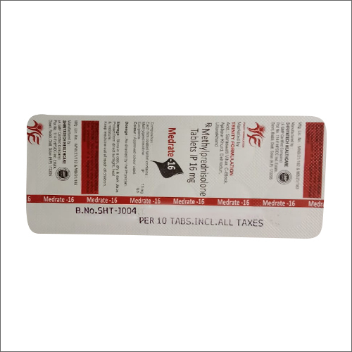 16mg Methylprednisolone Tablets IP