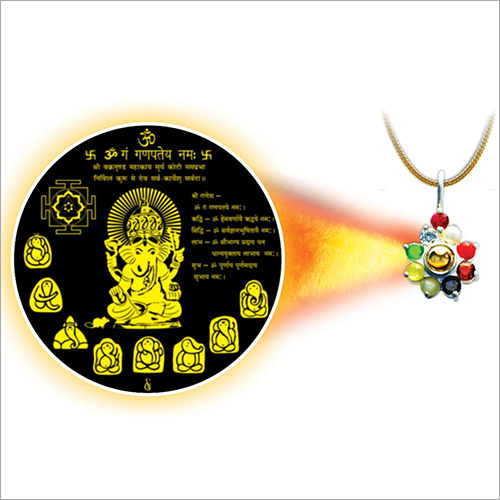 Ashtvinayak Ganesh Ji Navratna Pendant