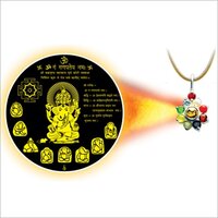 Ashtvinayak Ganesh Ji Navratna Pendant - Feature: Light 

weight