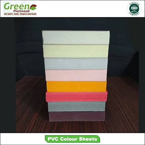 Weather Proof Colour Pvc Solid Sheet