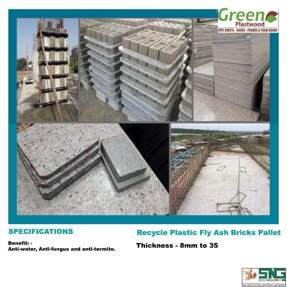 Waterproof Plastic Bricks Pallets - Design: Modern