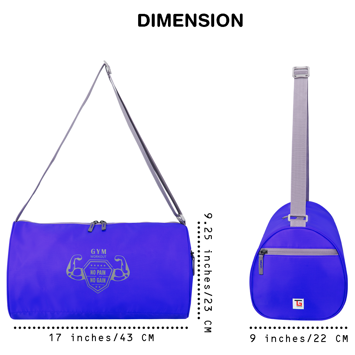 Workout 23 Litre Gym Duffle Bag