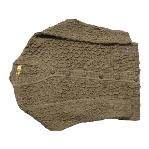 Royal Queens Women Woollen Cardigan - Color: Green