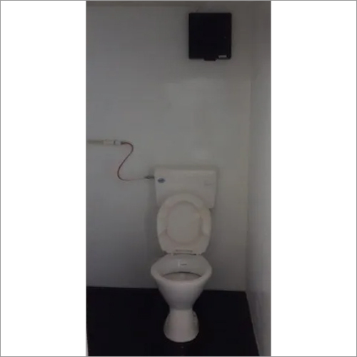 White Prefab Toilet