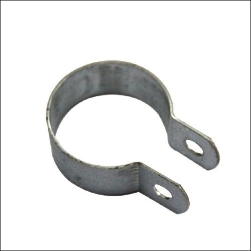 GI Pipe Round Clamp - GI Material, Size Range 20 mm to 100 mm, Silver Color | Round Shape, Galvanized Surface Treatment