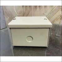 Metal Powder Coated Junction Box - Metal, Customized Dimensions, Cream Color, Ip33 Rating | Suitable For Commercial Applications