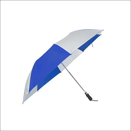 27 Inch 2 Fold Golf Blue Umbrella