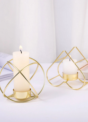 Iron Candle Holder Set of 2