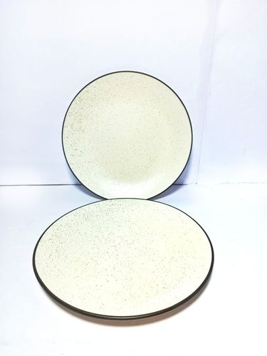 ceramics quarter plate white met