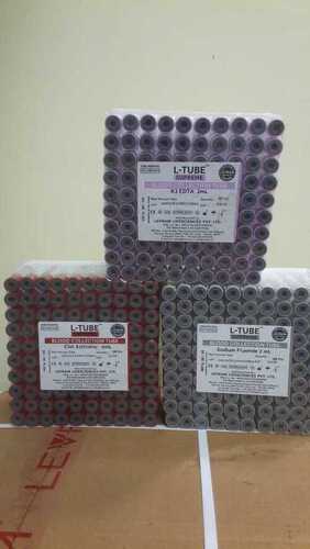 Non Vacuum Double Cap Blood Collection Tube (PET