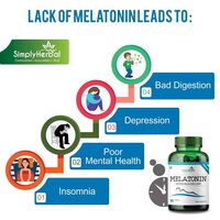 Simply Herbal Natural Melatonin 10 mg Sleeping Tablets