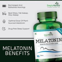 Simply Herbal Natural Melatonin 10 mg Sleeping Tablets