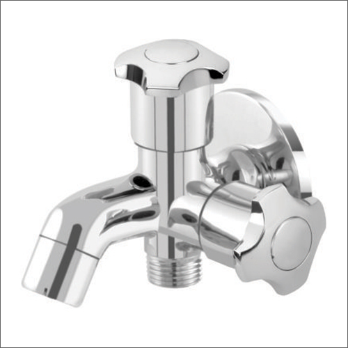 Silver 2 Way Bib Cock