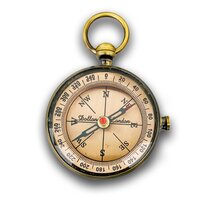 Lanse Compass With Wooden Box Handmade Dollond London Brass Compass Travelling Compass