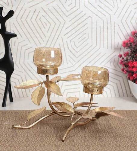 Metal Golden Table Tea Light Holder