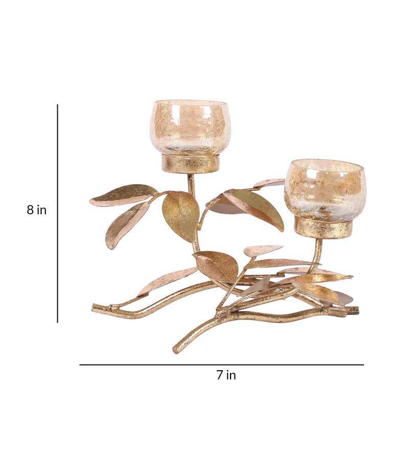 Metal Golden Table Tea Light Holder