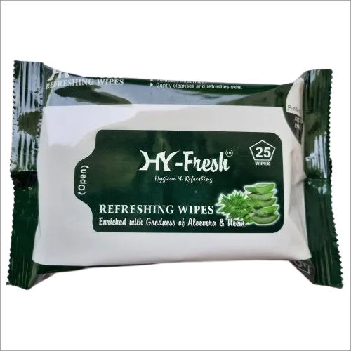 Refreshing Wipes Aloevera Neem Extract