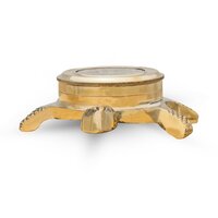 Tortoise Brass Compass With Shri Yantra Showpiece Home and Office Decor Purpose Spiritual Good luck Gift House Warming Brass Tortoise for Good Luck