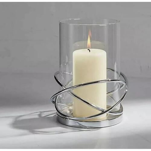Circular Decorative Lantern Hurricane Metal Candle Holders