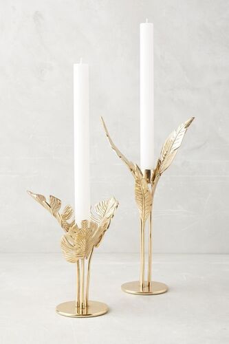 Metal Candle Stand Set Of 2