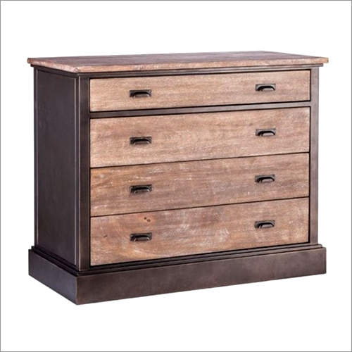 Brown 4 Drawer Dresser Storage