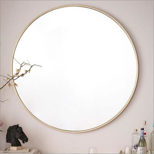 Antique Brass Oversized Round Mirror Size: As Per Requirement