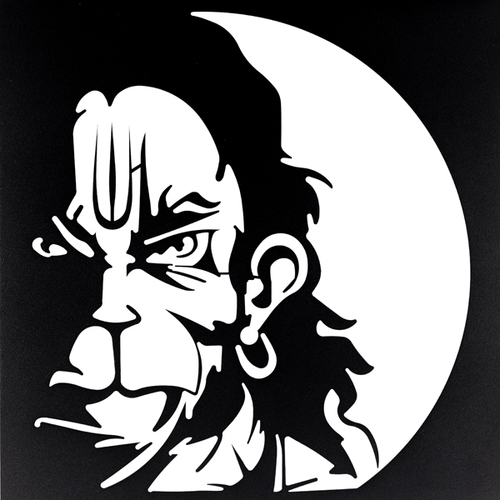 Lord Hanuman Metal Wall Art