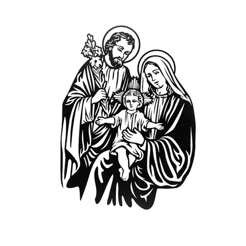 Black Jesus Metal Wall Art