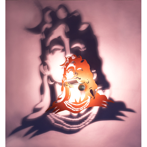 Adiyogi Shiva Creative Shadow Lamp Light Source: Energy Saving