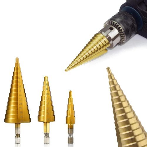 Cone Drill Titanium Bit Set Hole Cutter