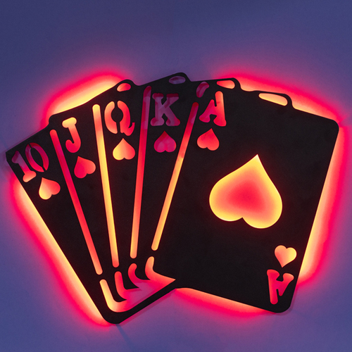 Painting Gambit Led Metal Wall Decor