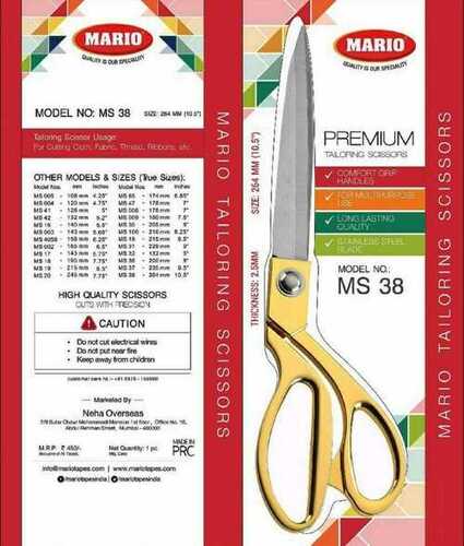 Ms 38 Mario Premium Tailoring Scissors