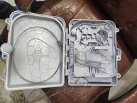 Fiber Optic Termination Box - Color: Grey