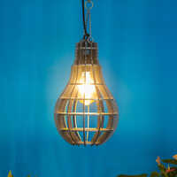Golden Bulb Shape Metal Pendant Lamp  Pendant Light  Lamp