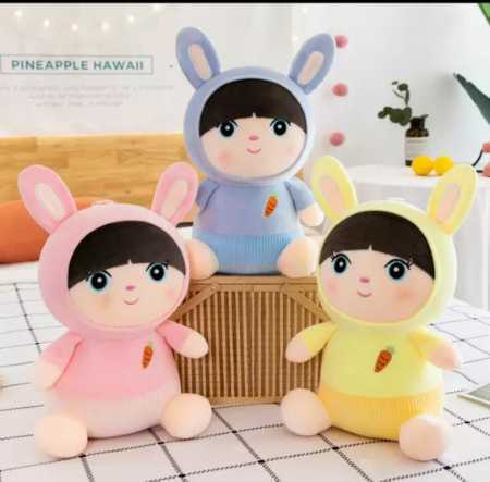 Barbie Rabbit - Super Soft Plush Fabric, 35CM Size, Sponge Stuffing | Perfect Gift for Children with Cute Appearance and Comfortable Feel