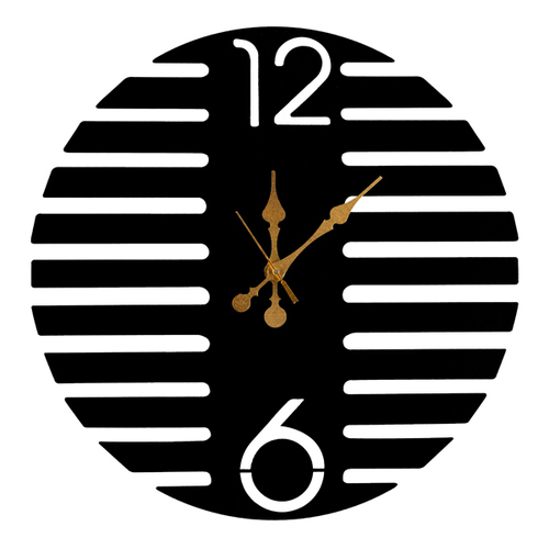 Black Random Minimalist Wall Clock