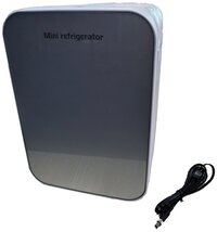 Solar Mini Fridge - Dc12v Power, 15l Capacity | Black, Compact Design For Food And Vaccine Preservation